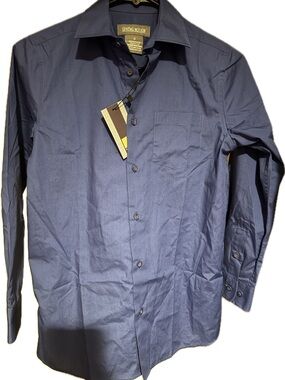 Boy’sLong Sleeve Button-Up Shirt in Royal Blue